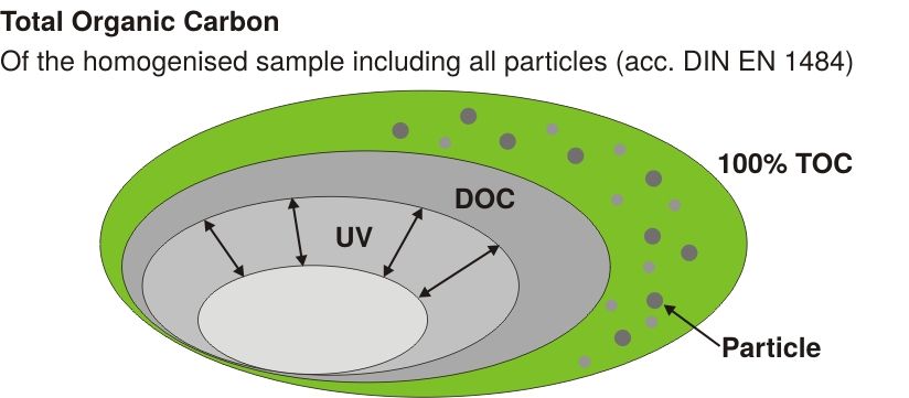 Schematic sample with Total Organic Carbon content